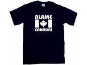 Blame Canada Maple Leaf Flag Logo Kids T Shirt