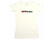 I Heart Love Witches Women s Babydoll Petite Fit Tee Shirt