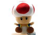 Super Mario Brothers Red Toad 6 Plush