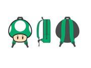 Super Mario Brothers 1 Up Green Mushroom Shaped Bag