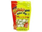 Dingo USA Mini Value Bag White 2.5in Bones 21 pack