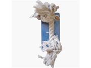 Westminster Pet 18208 Canine Country Knotted Rope Tug 2 Knotted White Large Dog Toy