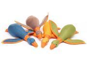 Multi Pet Dazzle Flying Ducks Dog Toy 8in Assorted Colors