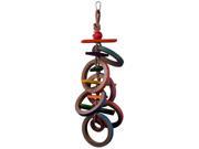 Super Bird Creations Olympic Rings 17 x 4in Large Bird Toy