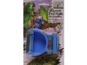 Prevue Pet Products Plastic Seed Cup With Mirror Assorted Colors