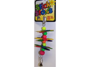 Prevue Pet Products Stick Stax Flower Power Popsicle Stick Bird Toy