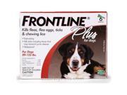 Frontline Flea Control Plus for Dogs Puppies 89 132 lbs 6 Pack 89 132 6PK PS