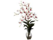Nearly Natural Dendrobium Orchid w Vase Arrangement