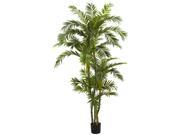 Nearly Natural 6 Curvy Parlor Palm Silk Tree