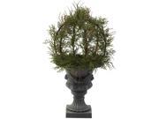 Nearly Natural 30 Pond Cypress Topiary w Urn Indoor OutDoor