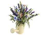 Nearly Natural Lavender Arrangement w Watering Can