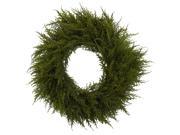 Nearly Natural 24 Cedar Wreath 4952