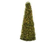 Nearly Natural 39 Boxwood Cone w Lights
