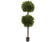 Nearly Natural 6 Sweet Bay Double Ball Topiary