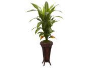 Nearly Natural 57 Dracaena w Stand Silk Plant Real Touch