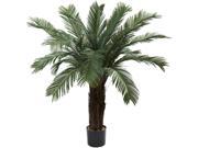 Nearly Natural 4 Cycas Tree UV Resistant Indoor Outdoor