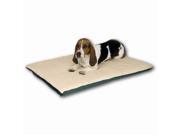 K H Pet Products Ortho Thermo Bed Large White and Green 24 x 37 x 3 KH4023