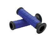 ODI Cush Dual Ply On Road Racing Motorcycle Hand Grips Blue Black One Size