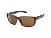 Suncloud Optics Mayor Polarized Sunglasses Burnished Brown Brown One Size