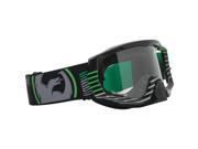 Dragon Alliance Linear Adult Vendetta Off Road Motorcycle Goggles Eyewear Green Clear AFT One Size Fits All