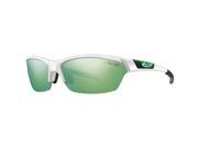 Smith Optics Approach Premium Performance Sports Sunglasses White Green Mirror Ignitor Clear Size 51 16 130