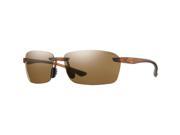 Smith Optics Trailblazer Premium Lifestyle Polarized Active Sunglasses Dark Brown Chromapop Brown Size 67 13 130