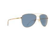 VonZipper Mens Farva Sunglasses Gold Blue One Size Fits All