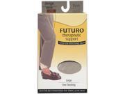 Futuro Therapeutic Support Open Toe Heel Knee High Beige Large Firm 20 30 mm Hg Compression One Stocking