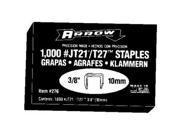 1000Pk Staples Size 5 16 8Mm Made In The USA Arrow Fastener Staplers 136804