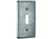 T B 58 C 30 4 Steel Utility Box Cover 1 4 Raised 1 Toggle Switch