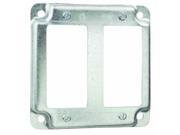 T B RS 17 CC 4 Steel Square Box Surface Cover 2 GFCI Receptacles