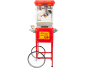 FunTime 8oz Red Popcorn Popper Machine Maker Cart Vintage Style FT862CRS