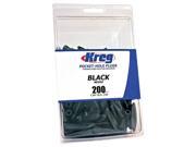 Kreg CAP BLK 50 Black Plastic Plugs 50 Count