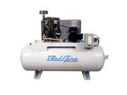 BelAire 338HLE 208 230 Volt 7.5 HP 80 Gallon Horizontal Electric Air Compressor