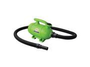 XPOWER B 2 2HP 100 CFM 8.0A 2 in 1 Pro At Home Force Air Pet Dryer Vacuum Green