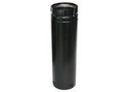 DURAVENT SD3112B 4 inch X 12 inch Heat Resistant Steel Black Pellet Chimney Pipe