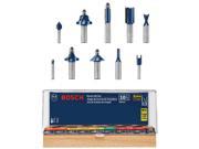 All Purpose Professional Carbide Tipped 10 Piece Router Bit Set