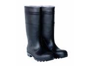 Custom Leathercraft R230014 Over The Sock Black PVC Rain Boot Size 14