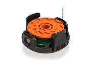 WORX WA0204 0.08 Inch x 20 Feet 1 Piece Spool Line Replacement and Cap Combo