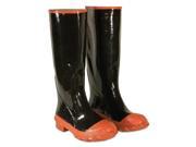 Custom Leathercraft R210014 Bar Thread Red Sole and Toe Rubber Boot Size 14