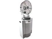 Ventamatic CDMP1840GRY 18 Inch Mid Pressure Misting Air Fan on 40 Gallon Cooler