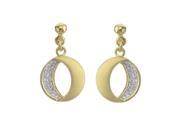 Yellow Gold Plated Fashion Earrings
