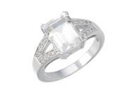 Green Amethyst Ring 2.20 CT In Size 6