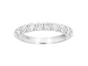 1 ctw Diamond Wedding Band in 14K White Gold In Size 7