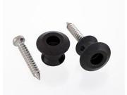 AllParts Buttons Only for Dunlop Straplocks Black 2 Pack