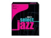 Rico Select Jazz Alto Sax Reeds 3 Filed Soft 10 Pack