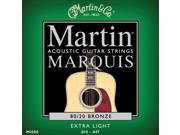 Martin Marquis 80 20 Bronze Acoustic Strings Extra Light