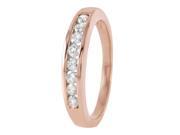 Ladies 0.4CTW Diamond 14K Rose Gold Ring