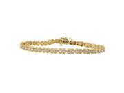 Ladies 2CTW Diamond 10k Yellow Gold Bracelet