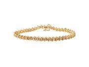 Ladies 3CTW Diamond 14K Yellow Gold Bracelet